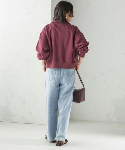 SHIPS / シップス スウェット | 【SHIPS別注】LOGAN KNITTING MILLS:プリント ジップ プルオーバー | 詳細24