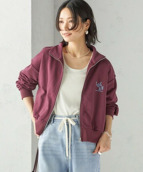 SHIPS / シップス スウェット | 【SHIPS別注】LOGAN KNITTING MILLS:プリント ジップ プルオーバー | 詳細27