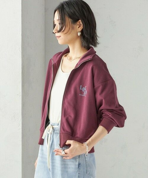 SHIPS / シップス スウェット | 【SHIPS別注】LOGAN KNITTING MILLS:プリント ジップ プルオーバー | 詳細28