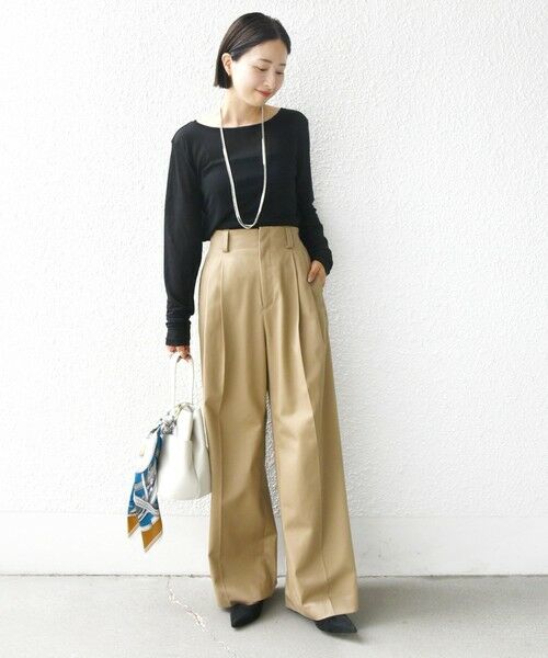 SHIPS / シップス Tシャツ | シアー フライス ロング スリーブ カットソー | 詳細13