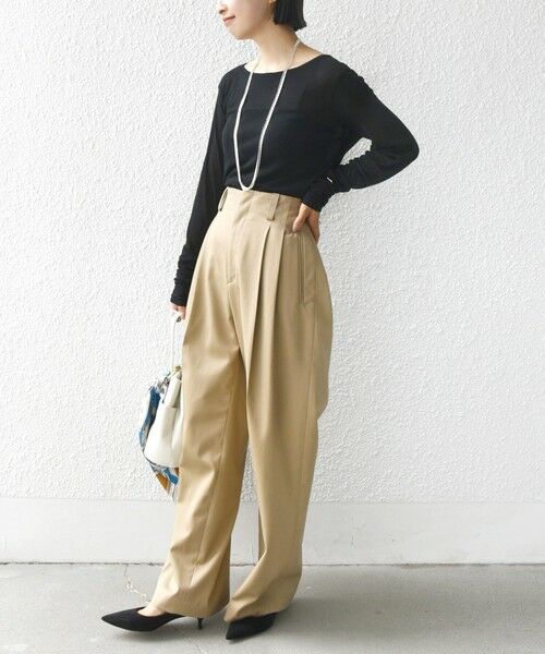 SHIPS / シップス Tシャツ | シアー フライス ロング スリーブ カットソー | 詳細14