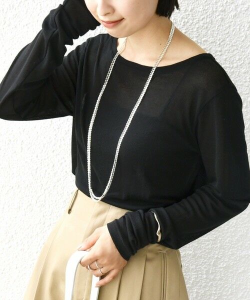 SHIPS / シップス Tシャツ | シアー フライス ロング スリーブ カットソー | 詳細17