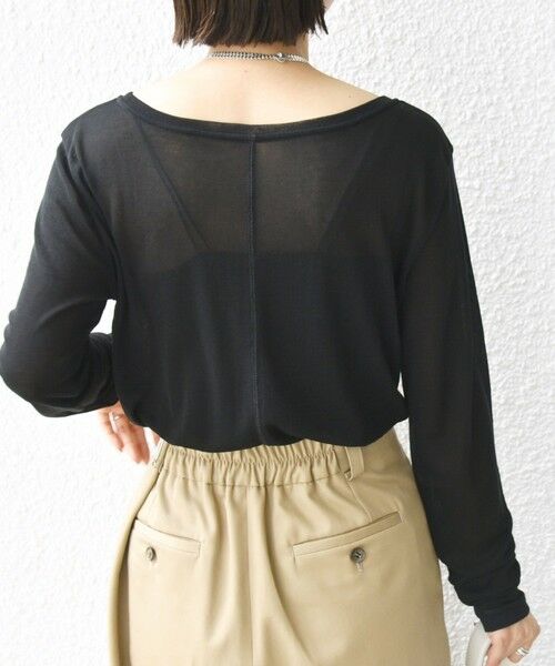 SHIPS / シップス Tシャツ | シアー フライス ロング スリーブ カットソー | 詳細18