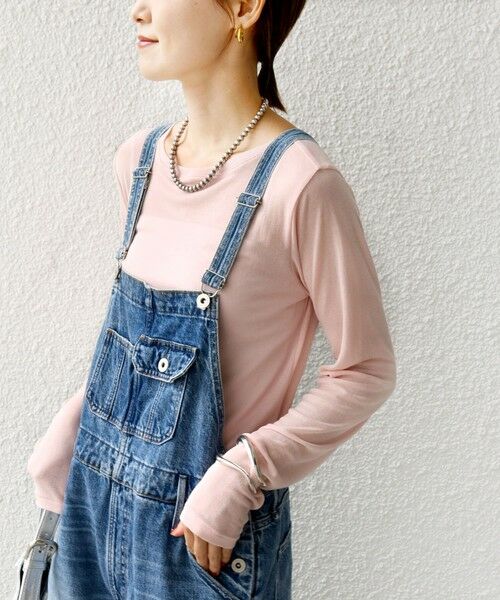 SHIPS / シップス Tシャツ | シアー フライス ロング スリーブ カットソー | 詳細29