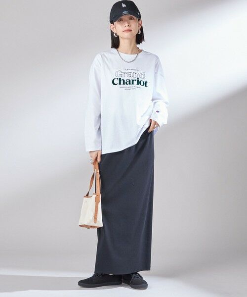 SHIPS / シップス カットソー(半袖以外) | 【SHIPS別注】Champion: プリント ロングスリーブ TEE | 詳細1