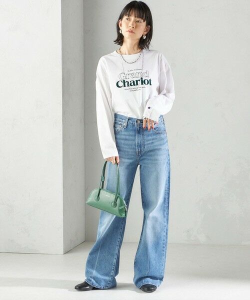 SHIPS / シップス カットソー(半袖以外) | 【SHIPS別注】Champion: プリント ロングスリーブ TEE | 詳細12