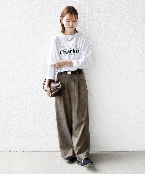 SHIPS / シップス カットソー(半袖以外) | 【SHIPS別注】Champion: プリント ロングスリーブ TEE | 詳細16