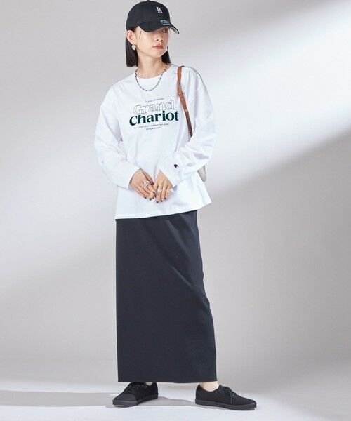 SHIPS / シップス カットソー(半袖以外) | 【SHIPS別注】Champion: プリント ロングスリーブ TEE | 詳細2