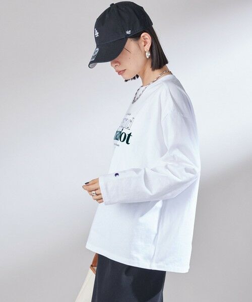 SHIPS / シップス カットソー(半袖以外) | 【SHIPS別注】Champion: プリント ロングスリーブ TEE | 詳細7
