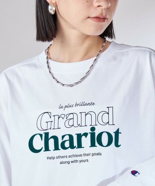 SHIPS / シップス カットソー(半袖以外) | 【SHIPS別注】Champion: プリント ロングスリーブ TEE | 詳細8