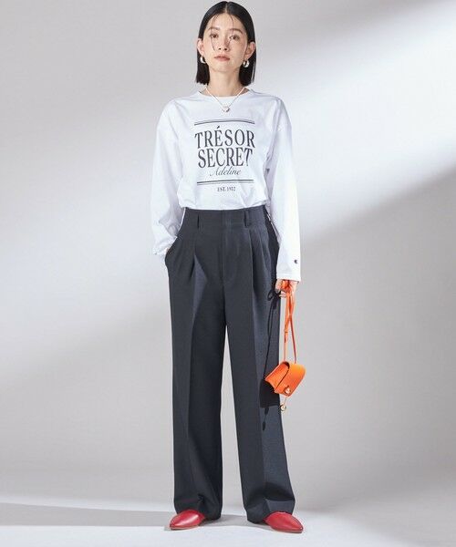 SHIPS / シップス カットソー(半袖以外) | 【SHIPS別注】Champion: プリント ロングスリーブ TEE | 詳細24