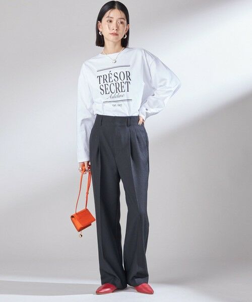 SHIPS / シップス カットソー(半袖以外) | 【SHIPS別注】Champion: プリント ロングスリーブ TEE | 詳細25