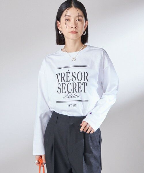 SHIPS / シップス カットソー(半袖以外) | 【SHIPS別注】Champion: プリント ロングスリーブ TEE | 詳細27