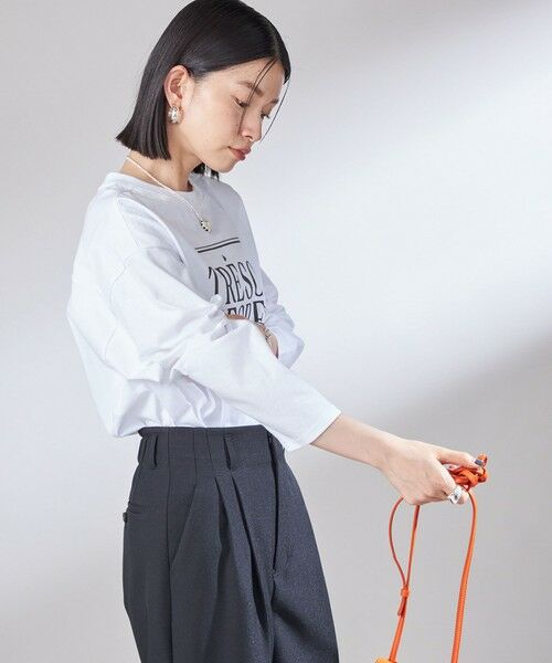 SHIPS / シップス カットソー(半袖以外) | 【SHIPS別注】Champion: プリント ロングスリーブ TEE | 詳細28