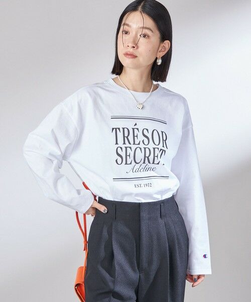 SHIPS / シップス カットソー(半袖以外) | 【SHIPS別注】Champion: プリント ロングスリーブ TEE | 詳細29