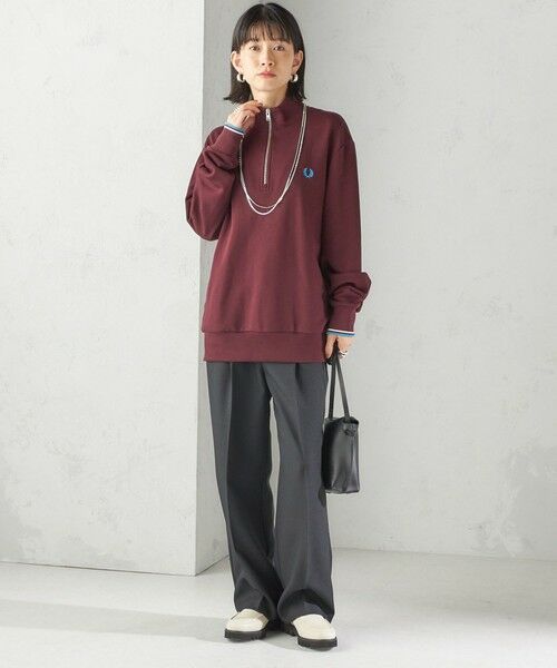 SHIPS / シップス スウェット | FRED PERRY: M3574 HALF ZIP SHIRT | 詳細19