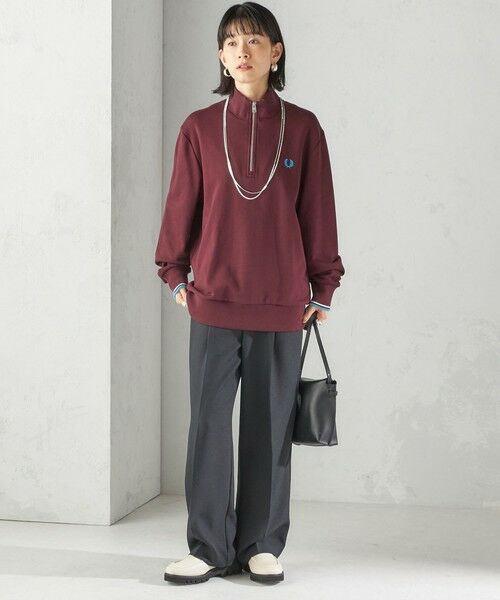 SHIPS / シップス スウェット | FRED PERRY: M3574 HALF ZIP SHIRT | 詳細23