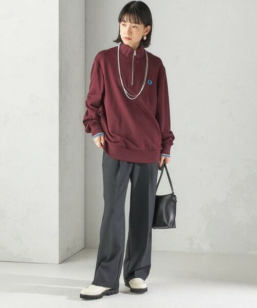 SHIPS / シップス スウェット | FRED PERRY: M3574 HALF ZIP SHIRT | 詳細24