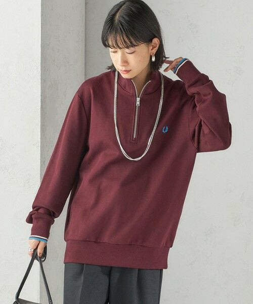 SHIPS / シップス スウェット | FRED PERRY: M3574 HALF ZIP SHIRT | 詳細30