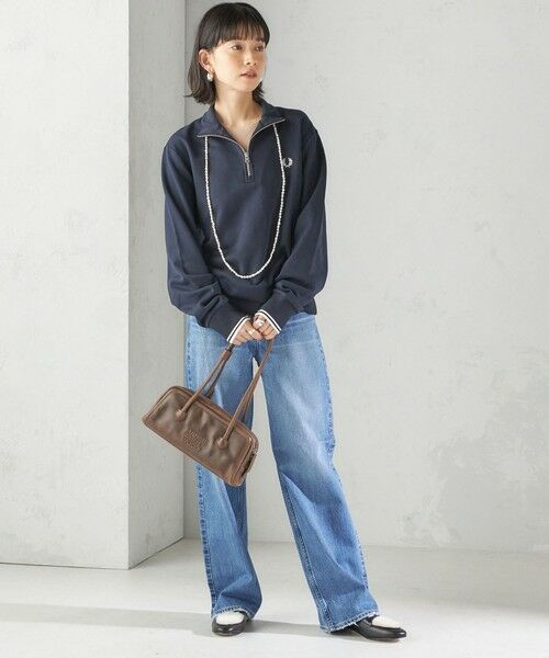 SHIPS / シップス スウェット | FRED PERRY: M3574 HALF ZIP SHIRT | 詳細4