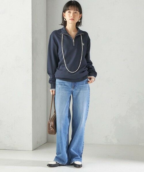 SHIPS / シップス スウェット | FRED PERRY: M3574 HALF ZIP SHIRT | 詳細5