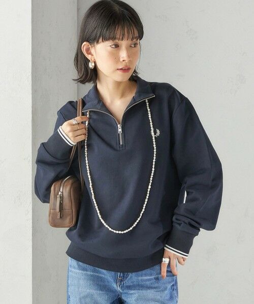 SHIPS / シップス スウェット | FRED PERRY: M3574 HALF ZIP SHIRT | 詳細7