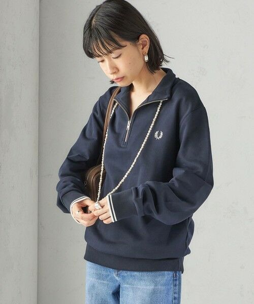 SHIPS / シップス スウェット | FRED PERRY: M3574 HALF ZIP SHIRT | 詳細12