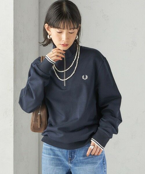 SHIPS / シップス スウェット | FRED PERRY: M3574 HALF ZIP SHIRT | 詳細14