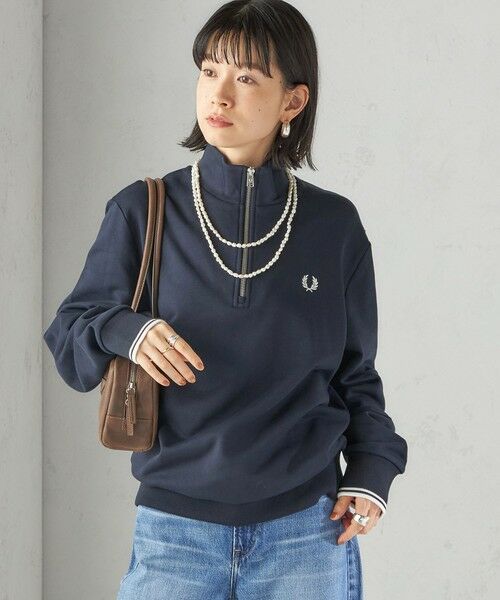 SHIPS / シップス スウェット | FRED PERRY: M3574 HALF ZIP SHIRT | 詳細15