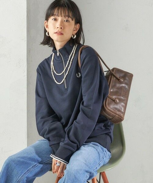 SHIPS / シップス スウェット | FRED PERRY: M3574 HALF ZIP SHIRT | 詳細16