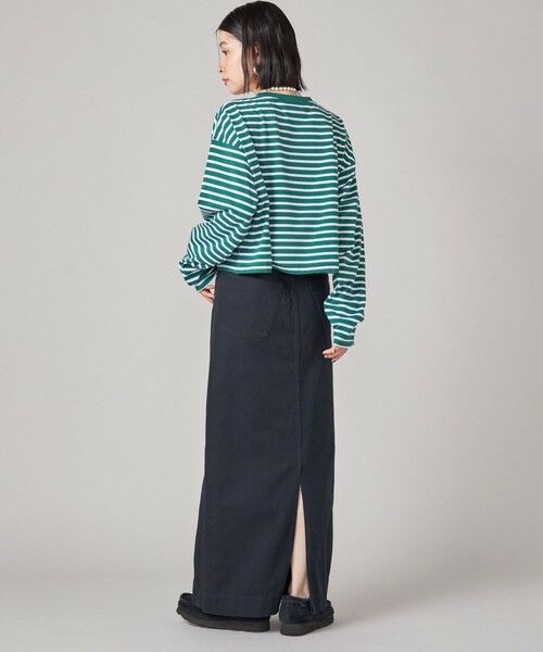 SHIPS / シップス カットソー | SHIPS NINE CASE:ボーダー 長袖 TEE | 詳細4