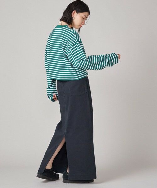 SHIPS / シップス カットソー | SHIPS NINE CASE:ボーダー 長袖 TEE | 詳細5