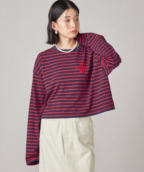 SHIPS / シップス カットソー | SHIPS NINE CASE:ボーダー 長袖 TEE | 詳細27