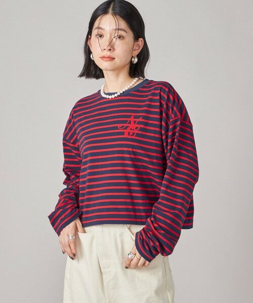 SHIPS / シップス カットソー | SHIPS NINE CASE:ボーダー 長袖 TEE | 詳細28