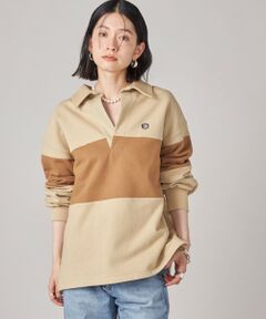 tシャツ SHIPS NINE CASE:配色 スキッパー プルオーバー レディース SHIPS tシャツ NINE CASE:配色 スキッパー プルオーバー