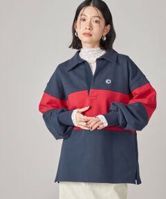 SHIPS / シップス Tシャツ | SHIPS NINE CASE:配色 スキッパー プルオーバー