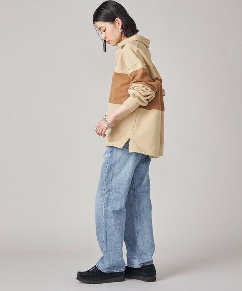 SHIPS / シップス Tシャツ | SHIPS NINE CASE:配色 スキッパー プルオーバー | 詳細2