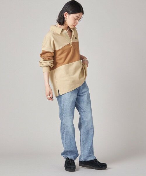 SHIPS / シップス Tシャツ | SHIPS NINE CASE:配色 スキッパー プルオーバー | 詳細4