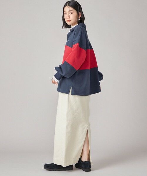 SHIPS / シップス Tシャツ | SHIPS NINE CASE:配色 スキッパー プルオーバー | 詳細22