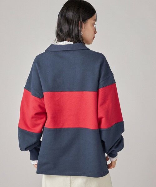 SHIPS / シップス Tシャツ | SHIPS NINE CASE:配色 スキッパー プルオーバー | 詳細29