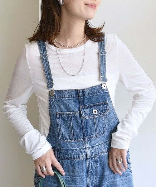 SHIPS / シップス カットソー（半袖以外） | 〈手洗い可能〉シアー トリコット  ポリエステル ベロア 前後2WAY ロングスリーブ | 詳細15