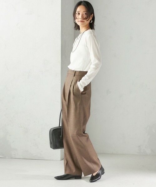 SHIPS / シップス Tシャツ | 【SHIPS別注】miller: シアー ヘンリー ネック ロング スリーブ TEE | 詳細17