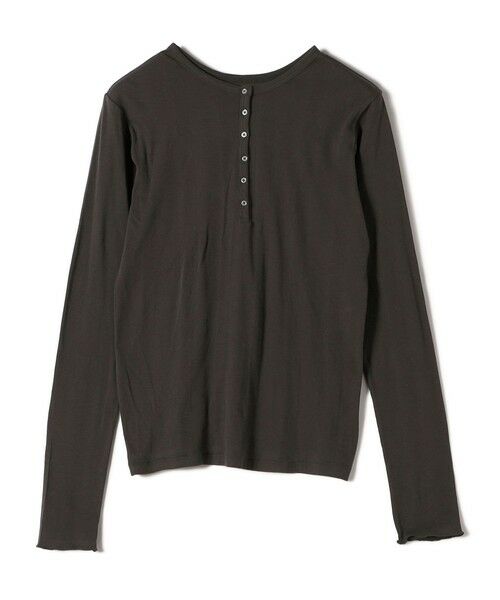 SHIPS / シップス Tシャツ | 【SHIPS別注】miller: シアー ヘンリー ネック ロング スリーブ TEE | 詳細19