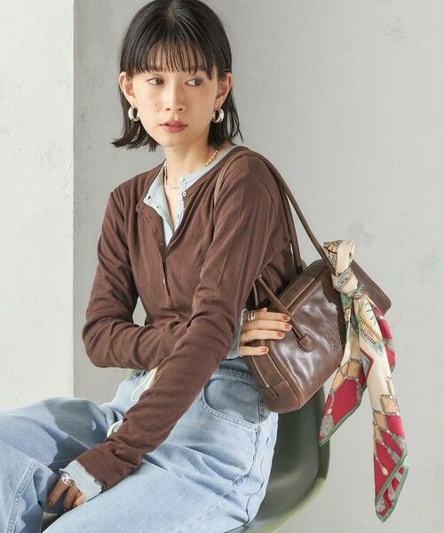 SHIPS / シップス Tシャツ | 【SHIPS別注】miller: シアー ヘンリー ネック ロング スリーブ TEE | 詳細29