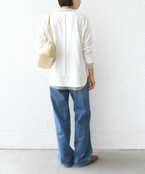 SHIPS / シップス カットソー | 【WEB限定】チュール コンビ ラウンド カットソー | 詳細3