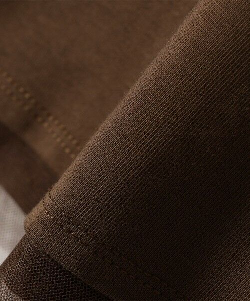 SHIPS / シップス カットソー | 【WEB限定】チュール コンビ ラウンド カットソー | 詳細21