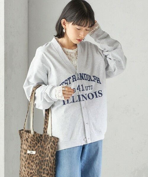 SHIPS / シップス カーディガン・ボレロ | 【SHIPS別注】Odub:Vネック ロゴ カーディガン | 詳細10