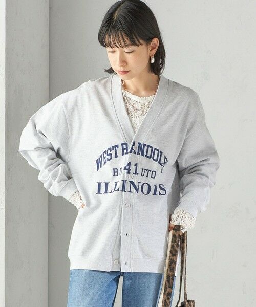 SHIPS / シップス カーディガン・ボレロ | 【SHIPS別注】Odub:Vネック ロゴ カーディガン | 詳細11