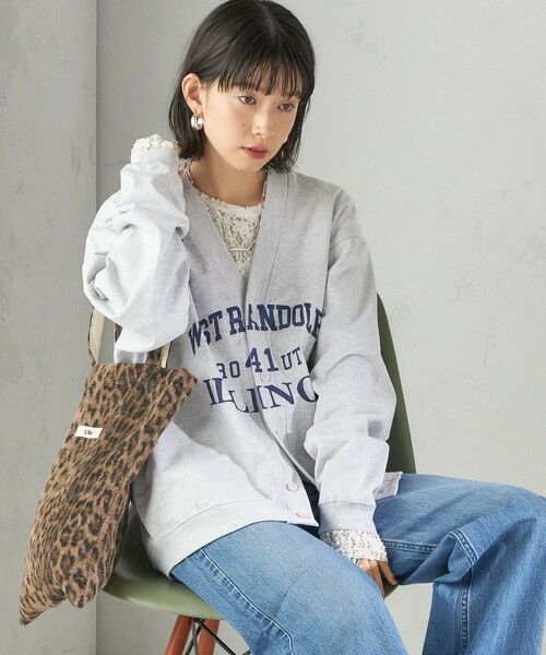 SHIPS / シップス カーディガン・ボレロ | 【SHIPS別注】Odub:Vネック ロゴ カーディガン | 詳細13