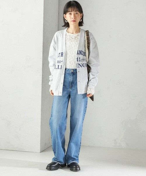 SHIPS / シップス カーディガン・ボレロ | 【SHIPS別注】Odub:Vネック ロゴ カーディガン | 詳細14